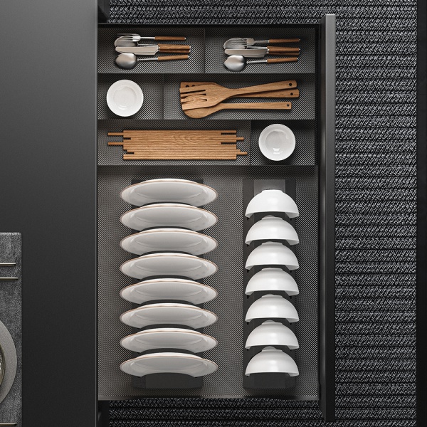 2 layer drawer basket