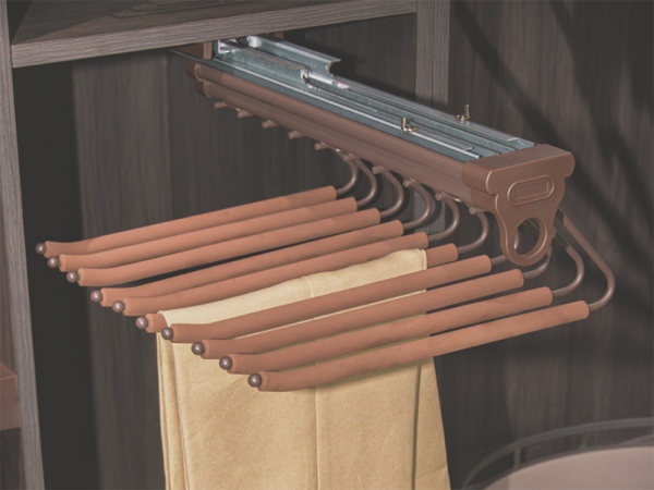 V single trouser rack