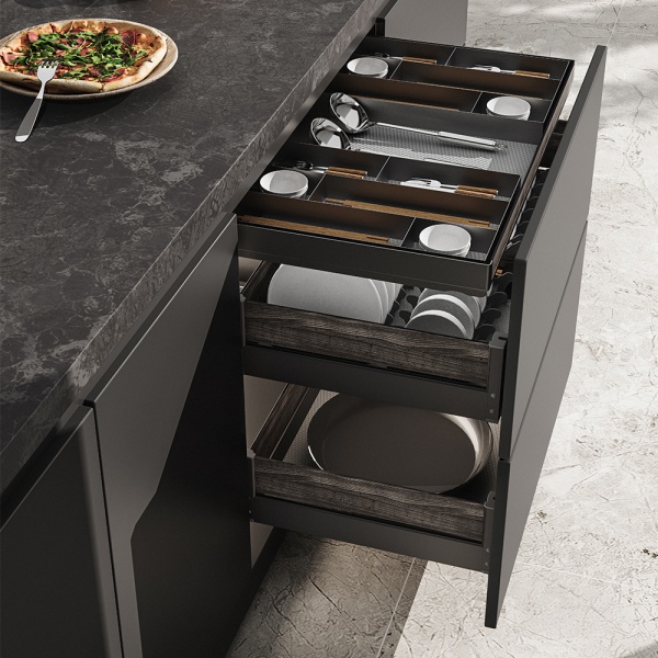 3 layer drawer basket