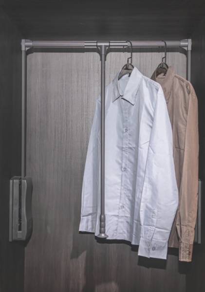 hanger lift up rack
