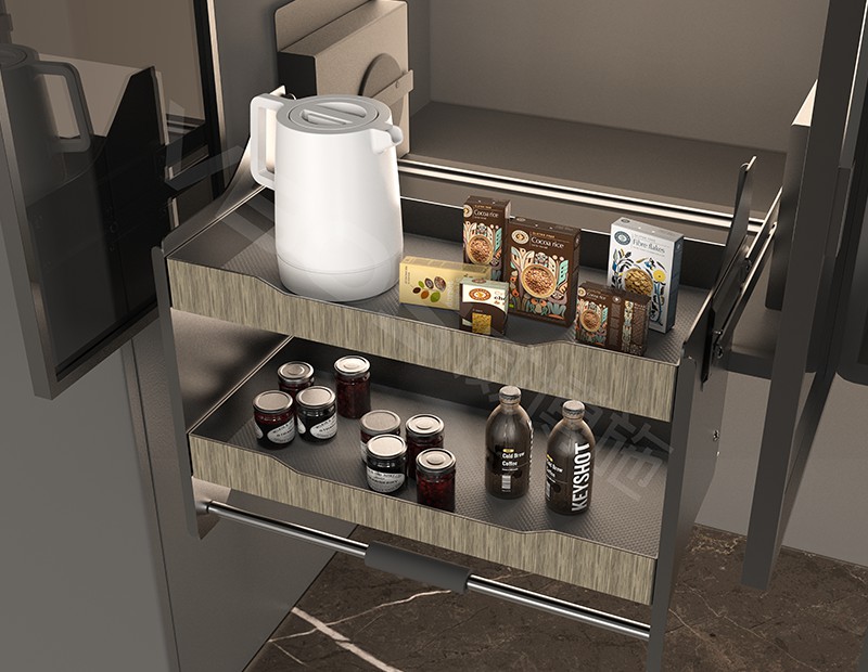 Secrets to Using Dining Cabinet Pull-Out Baskets! Make Your Kitchen Tider